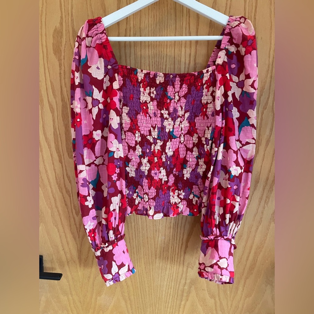 Free peoples floral poof